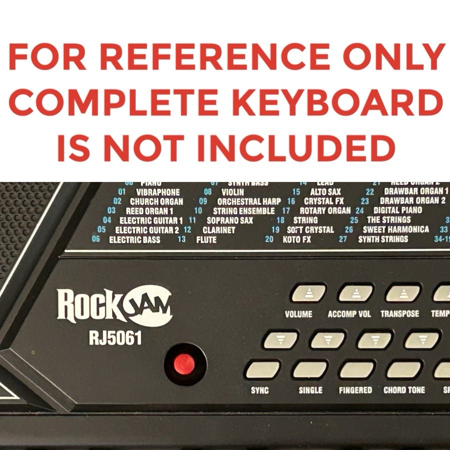 RockJam RJ5061 Key Keyboard Musical Piano REPLACEMENT Music Rest Sheet Stand | Finer Things Resale