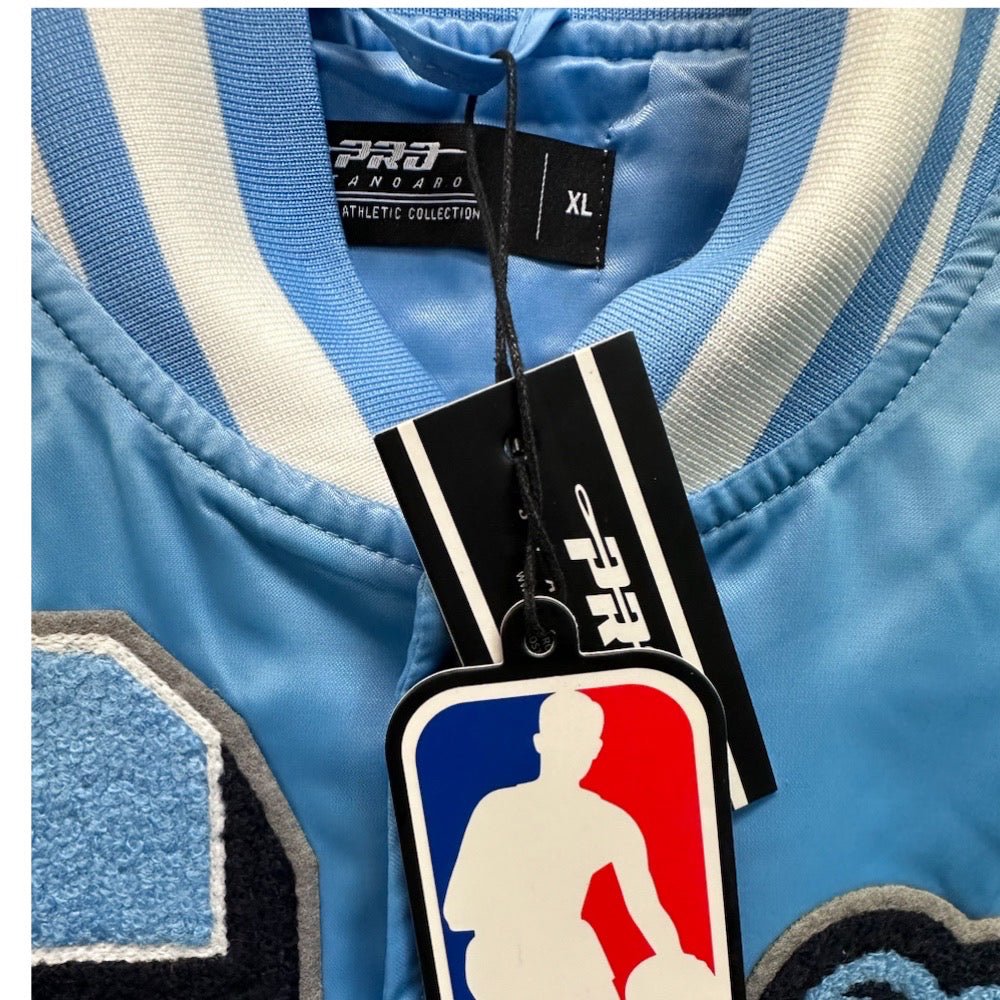 NBA Memphis Grizzlies Retro  Mash Up Logo Satin Jacket Pro Standard XL NEW! | Finer Things Resale