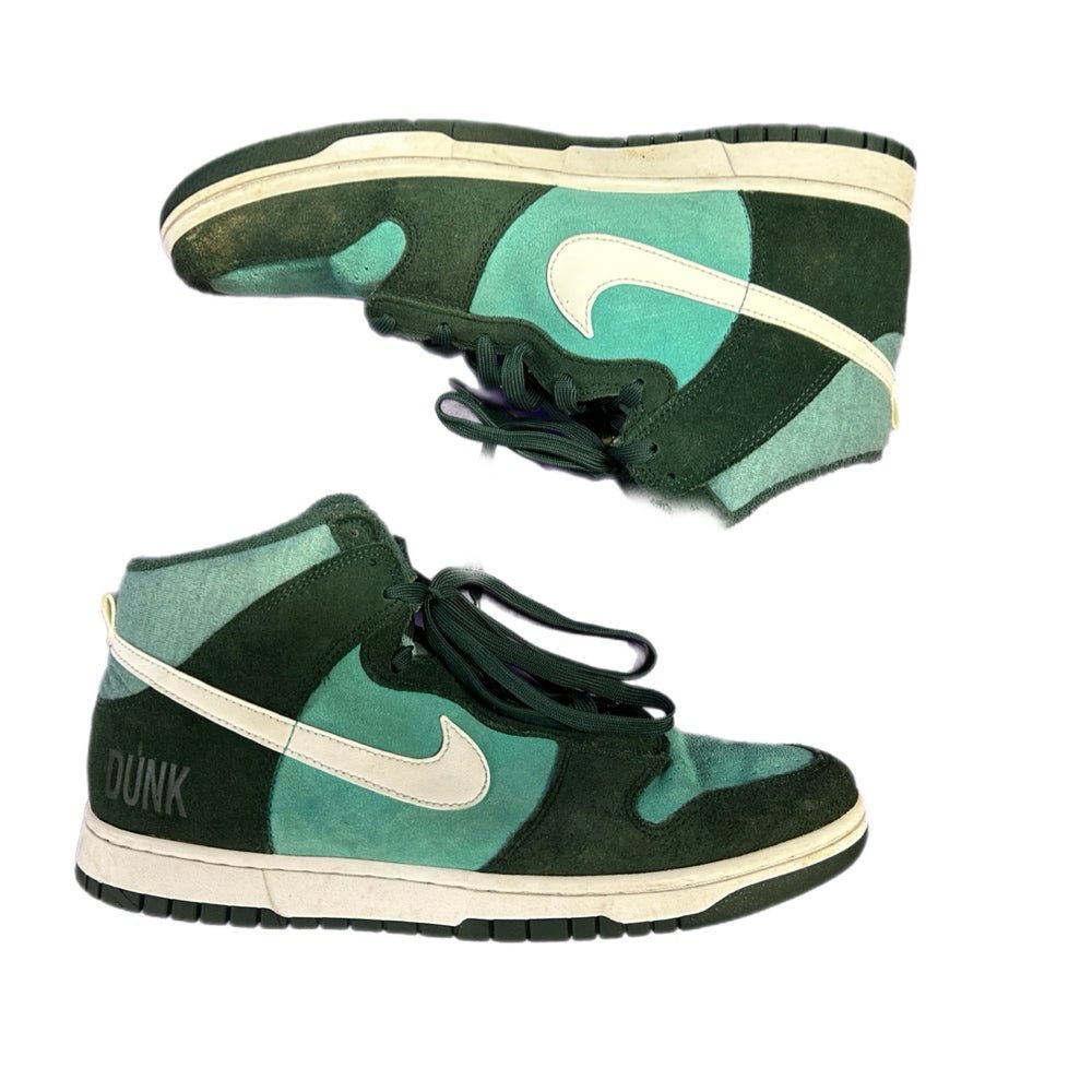 nike dunk high retro se athletic club pro green sneakers size 11