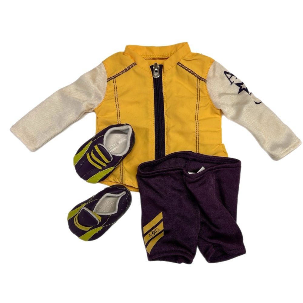 american girl doll cycling outfit