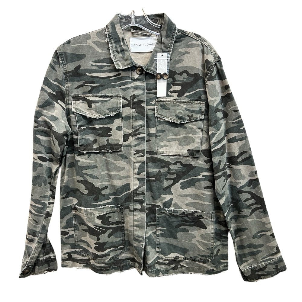 Mustard Seed camouflage jacket SIZE LARGE NEW WITH TAGS! | Finer Things Resale