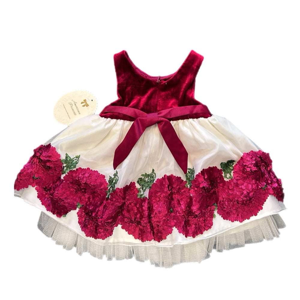 American Princess Party Rose Dress SIZE 18 MONTHS NWT | Finer Things Resale