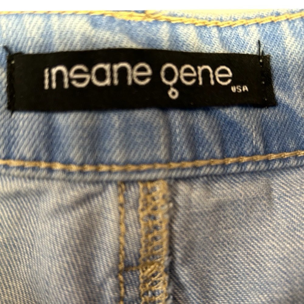 Insane Oene distressed denim shorts SIZE SMALL | Finer Things Resale