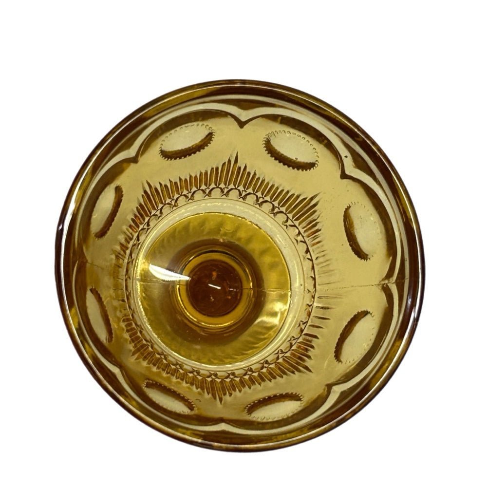 Bartlett Collins St. Genevieve Amber Wine Glass REPLACEMENT Vintage 1960's | Finer Things Resale