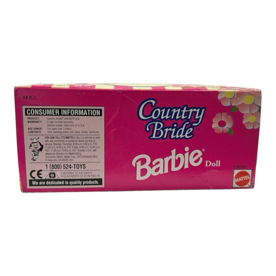 1994 Barbie Country Bride Teresa Brunette Walmart Special Edition #13616 NRFB | Finer Things Resale