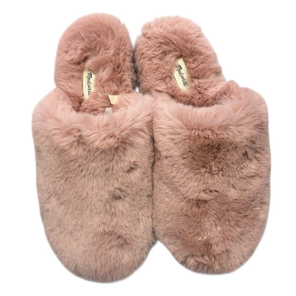Madewell fuzzy fur slipper house shoes SIZE 8 | Finer Things Resale