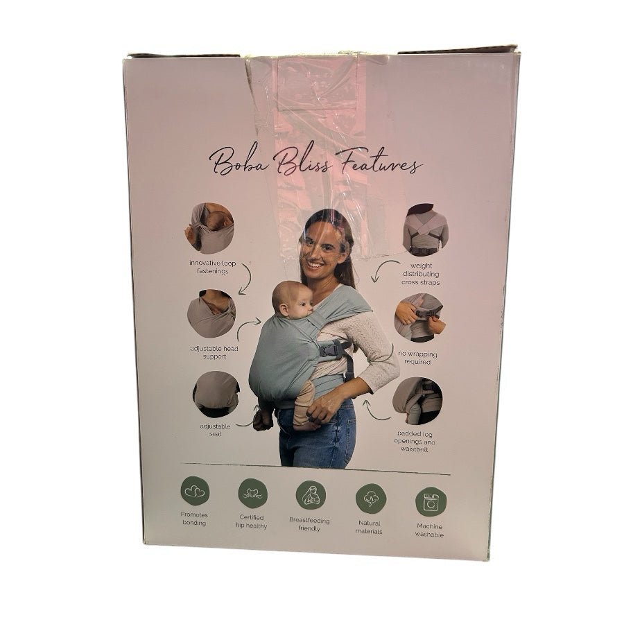 Boba Bliss Baby Wrap 2-in-1 Hybrid Carrier Sea Mist NEW! | Finer Things Resale