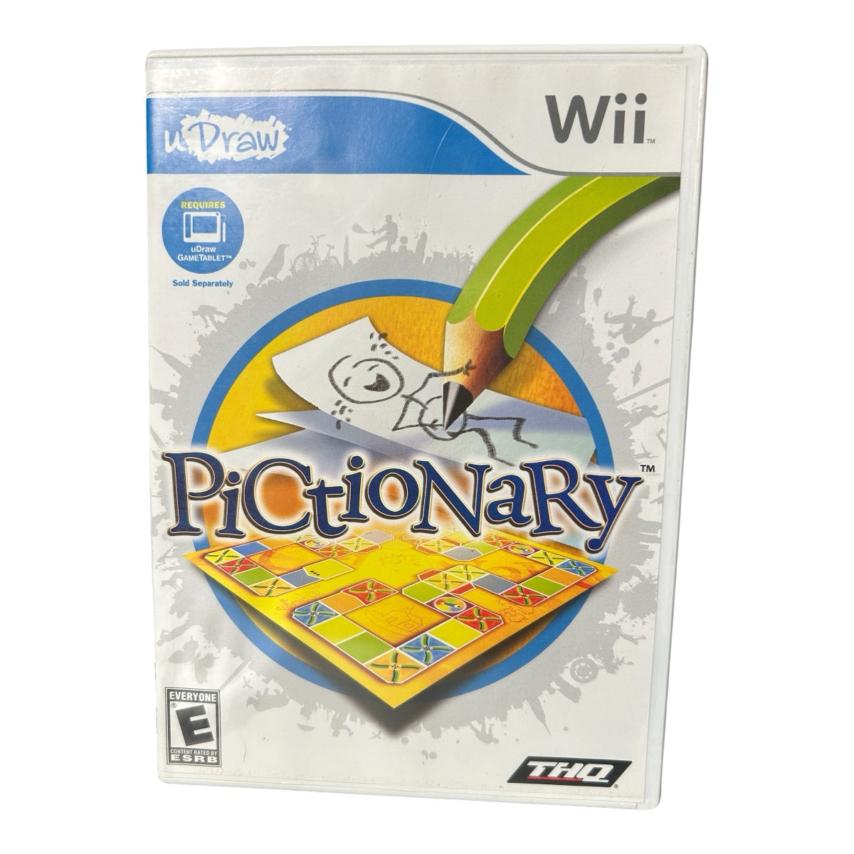 Pictionary uDraw Nintendo Wii Game THQ 2010 Rated E