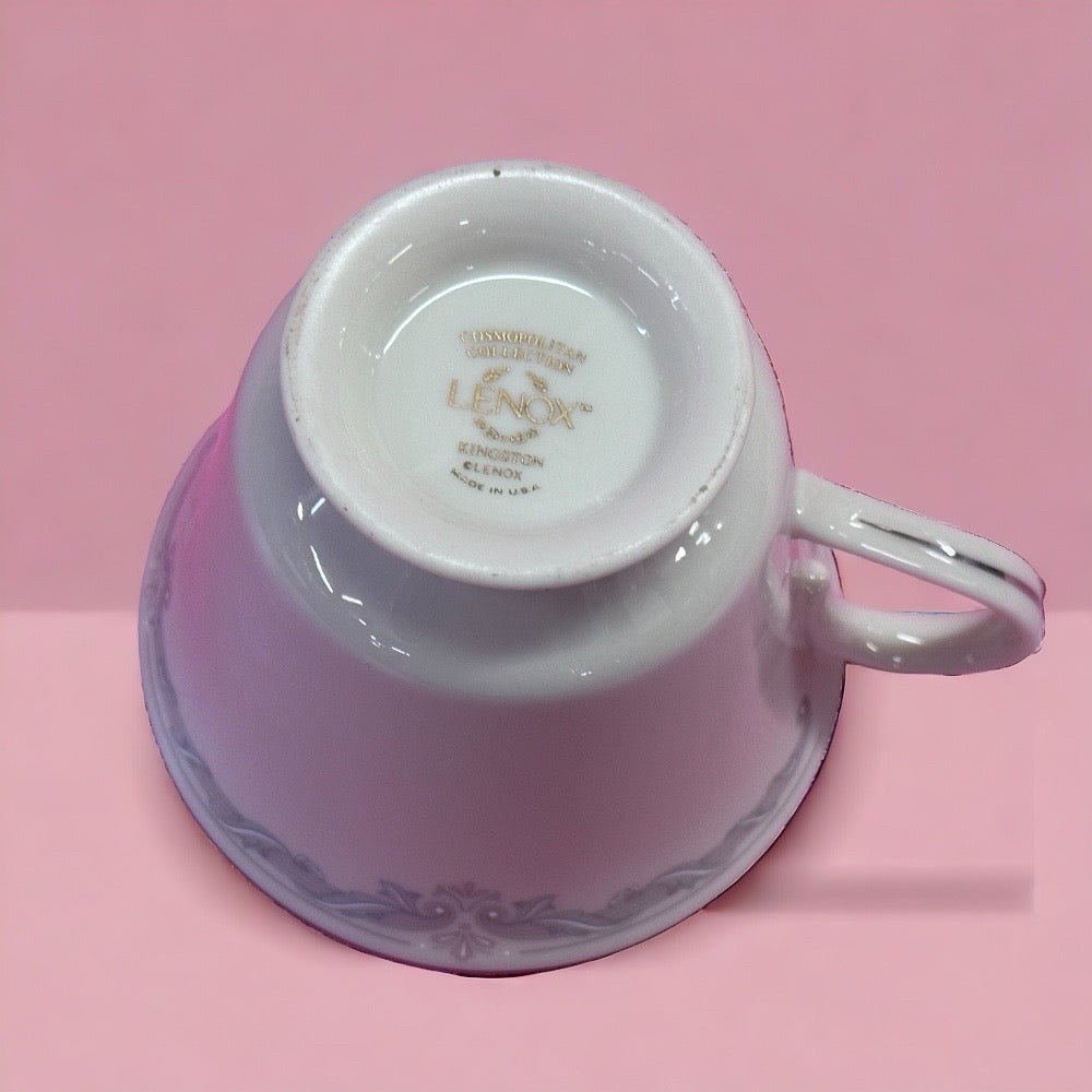 Lenox Kingston China Footed Tea Cup REPLACEMENT Retired Cosmopolitan | Finer Things Resale