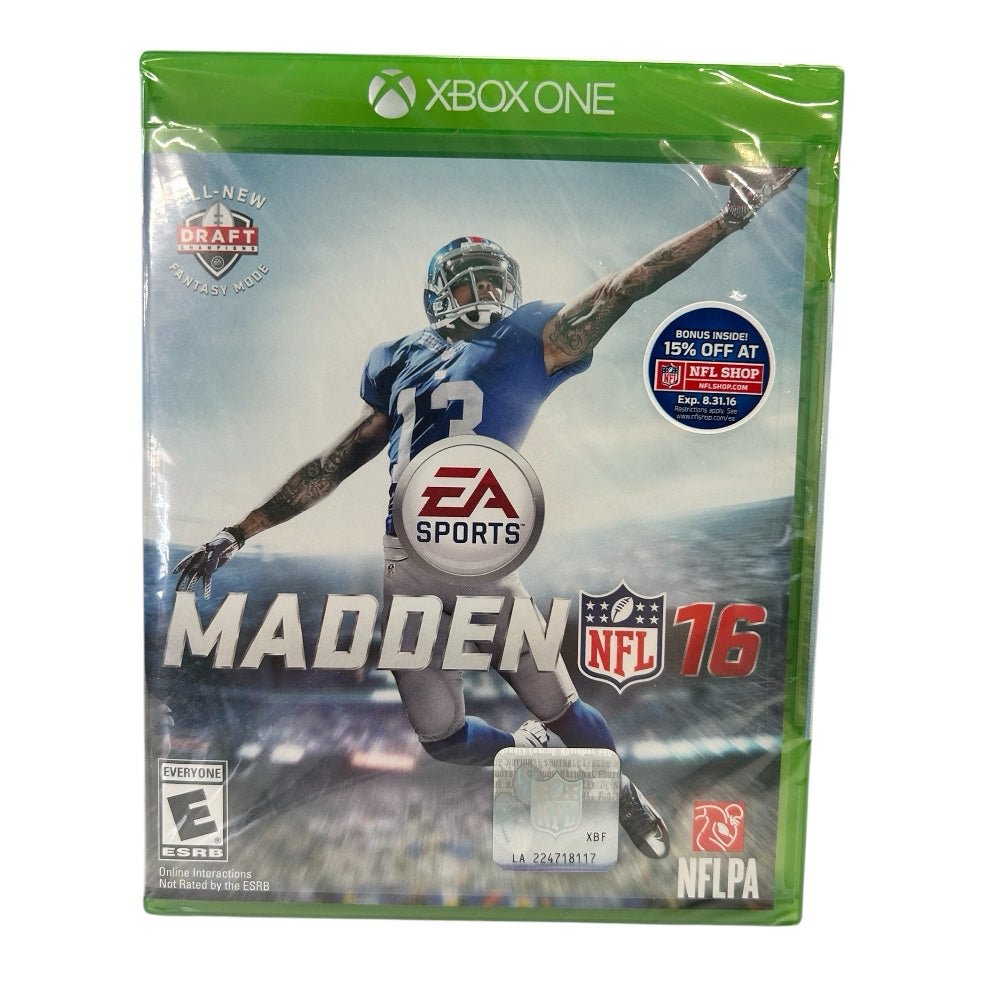 Madden NFL 16 Xbox One Football game Rated E BRAND NEW, factory sealed | Finer Things Resale