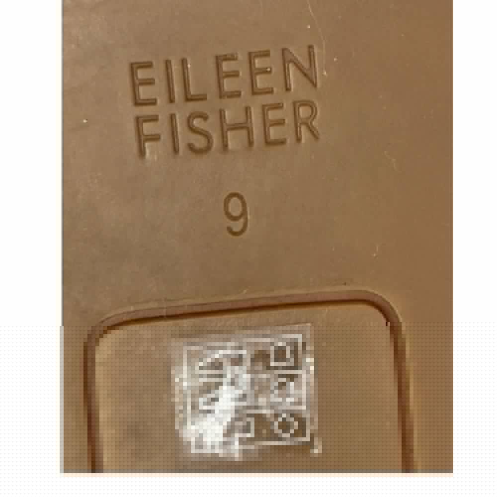 eileen fisher washed white leather espadrilles flats shoes size 9 brand