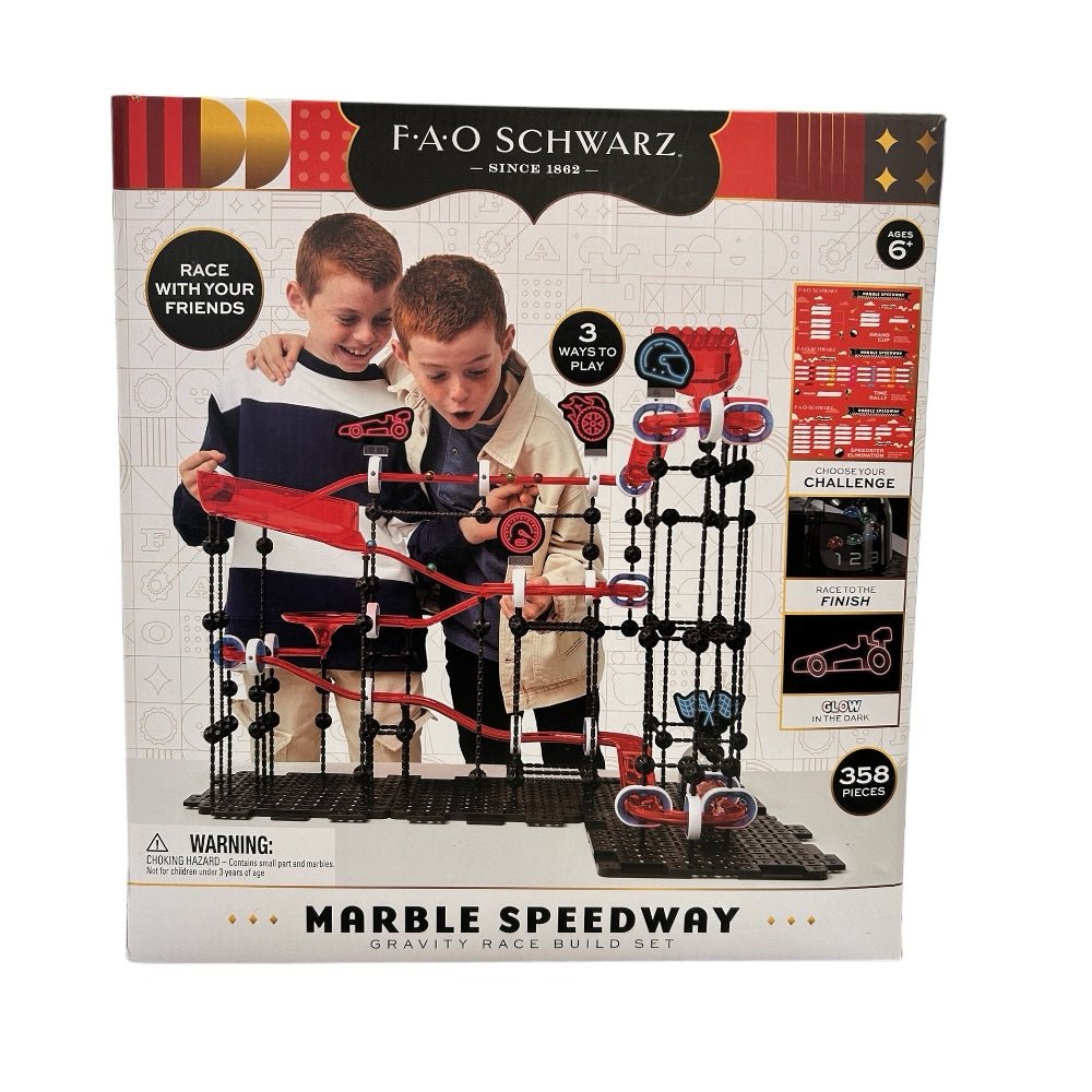Fao Schwarz Marble Speedway Gravity Race Build Set BRAND NEW! | Finer Things Resale