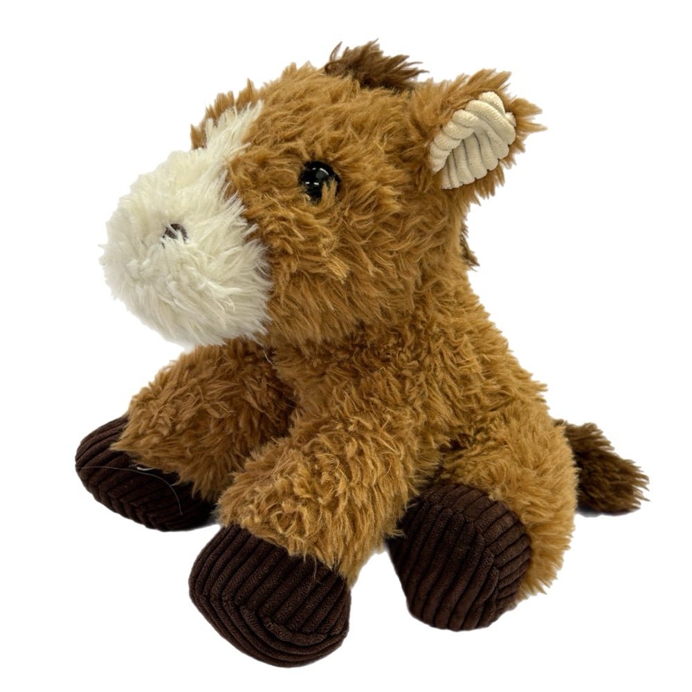 Fiesta Scruffy Brown Sitting Horse stuffed animal plush | Finer Things Resale