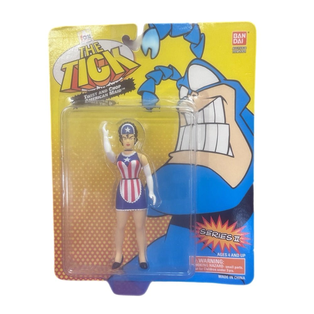 Bandai The Tick Twist and Chop American Maid action figure Series II 1995 NEW! | Finer Things Resale