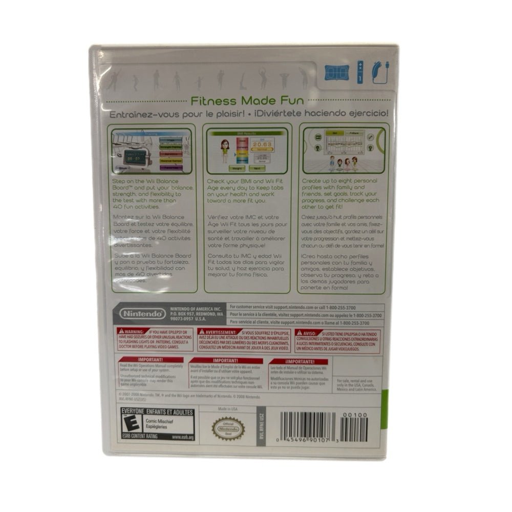 Nintendo Wii Fit Fitness Exercise Game 2010 Rated E Complete with manual | Finer Things Resale