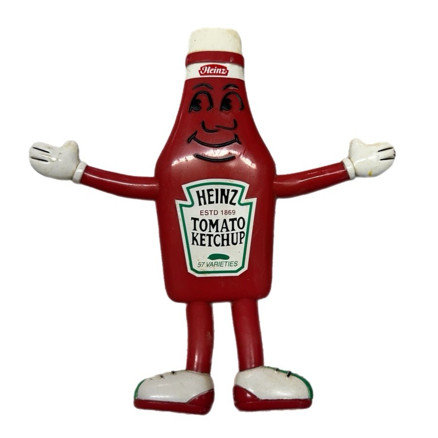 Heinz Tomato Ketchup Bendy Bottle Advertising Toy Figure VINTAGE 1980's | Finer Things Resale