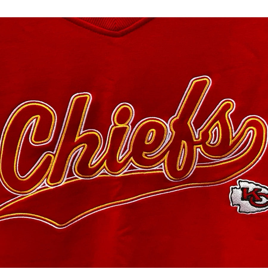 NFL Team Apparel Kansas City Chiefs Pullover long sleeve shirt SIZE MEDIUM NWT | Finer Things Resale