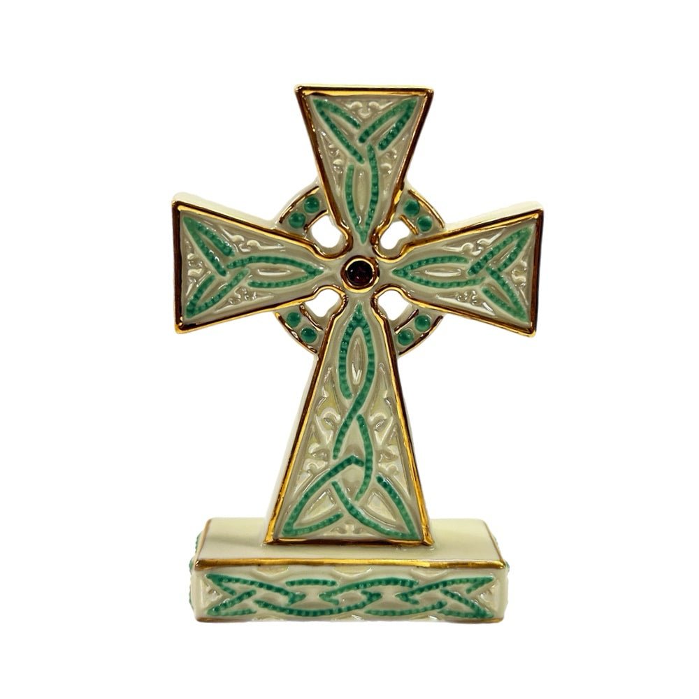 The Lenox Elegant Cross Collection Celtic Cross Fine Ivory China 24K Trim 2006 | Finer Things Resale