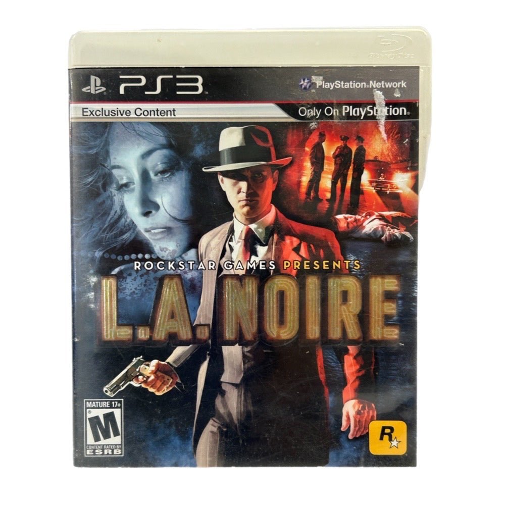 L.A. Noire Sony Playstation PS3 game Rockstar Games Rated M17+ 2011