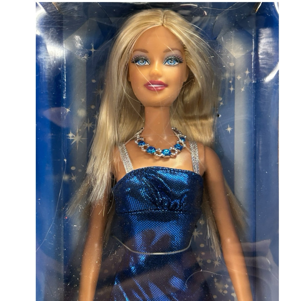Barbie September Sapphire Birthstone Doll 2010 V9527 NRFB | Finer Things Resale