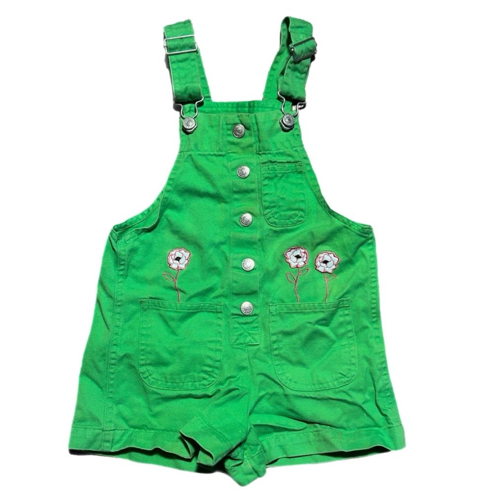 jordache shortall short overalls size 4t vintage 1980'