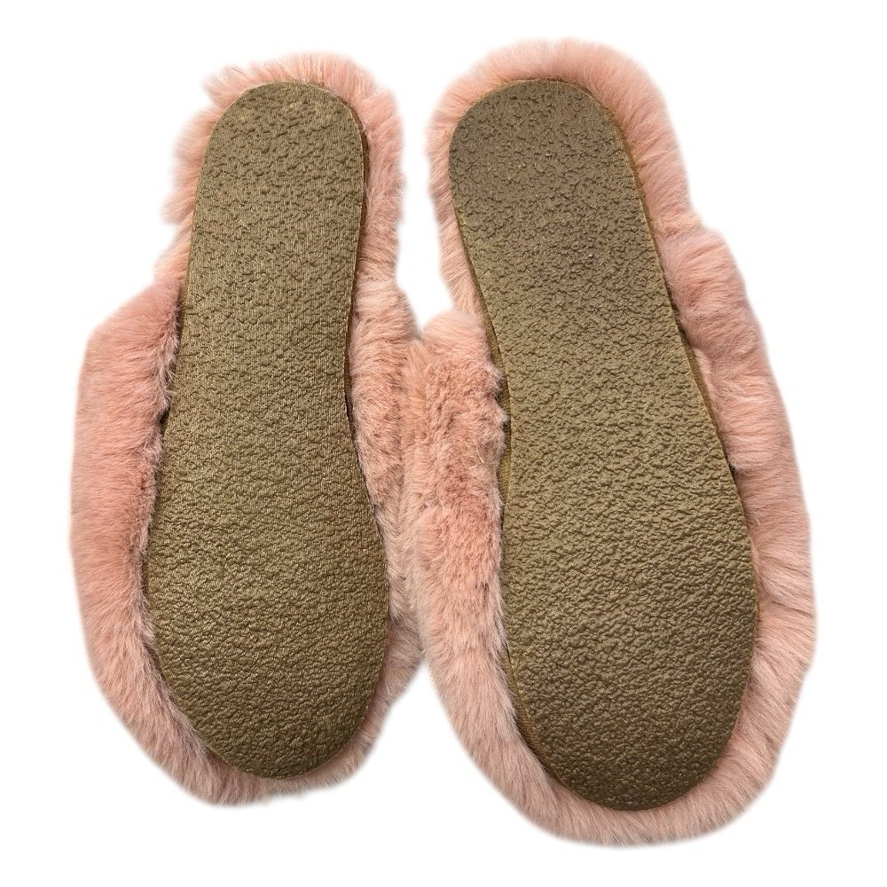 Madewell fuzzy fur slipper house shoes SIZE 8 | Finer Things Resale