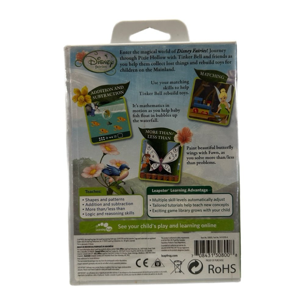 Leap Frog Leapster & Leapster 2 Disney Fairies learning game cartridge NEW | Finer Things Resale