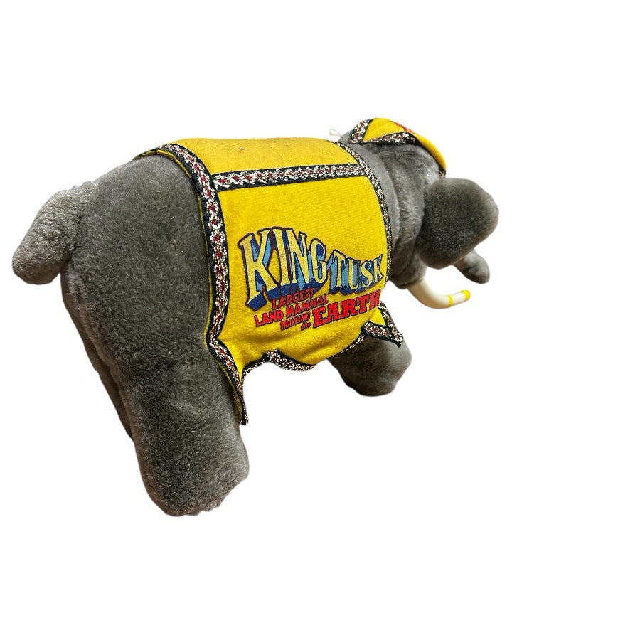 Ringling Bros Barnum & Bailey Circus Tusk the Elephant plush VINTAGE 1987 | Finer Things Resale