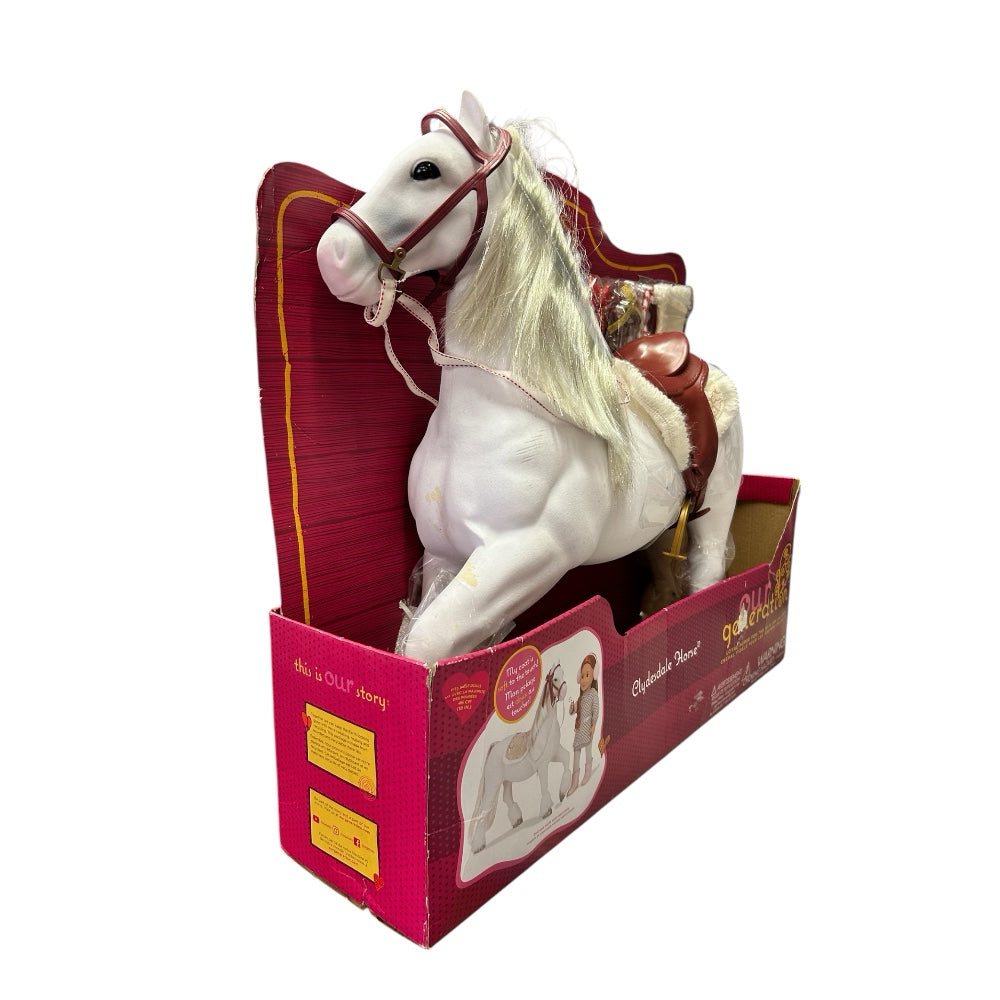 Our Generation Clydesdale Holiday Horse for 18" dolls NEW! Battat