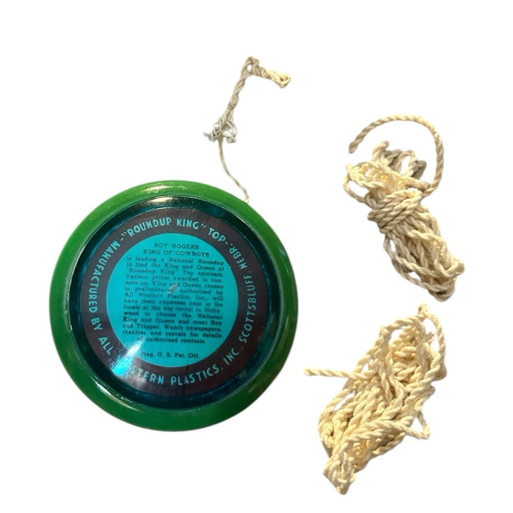 trigger plastic yo-yo western plastics vintage 1950'