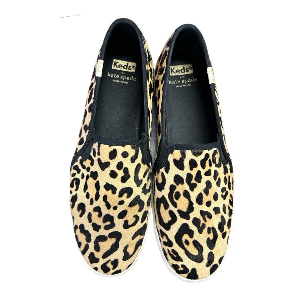 Keds X Kate Spade New York Double Decker Leopard Print Sneakers SIZE 9.5