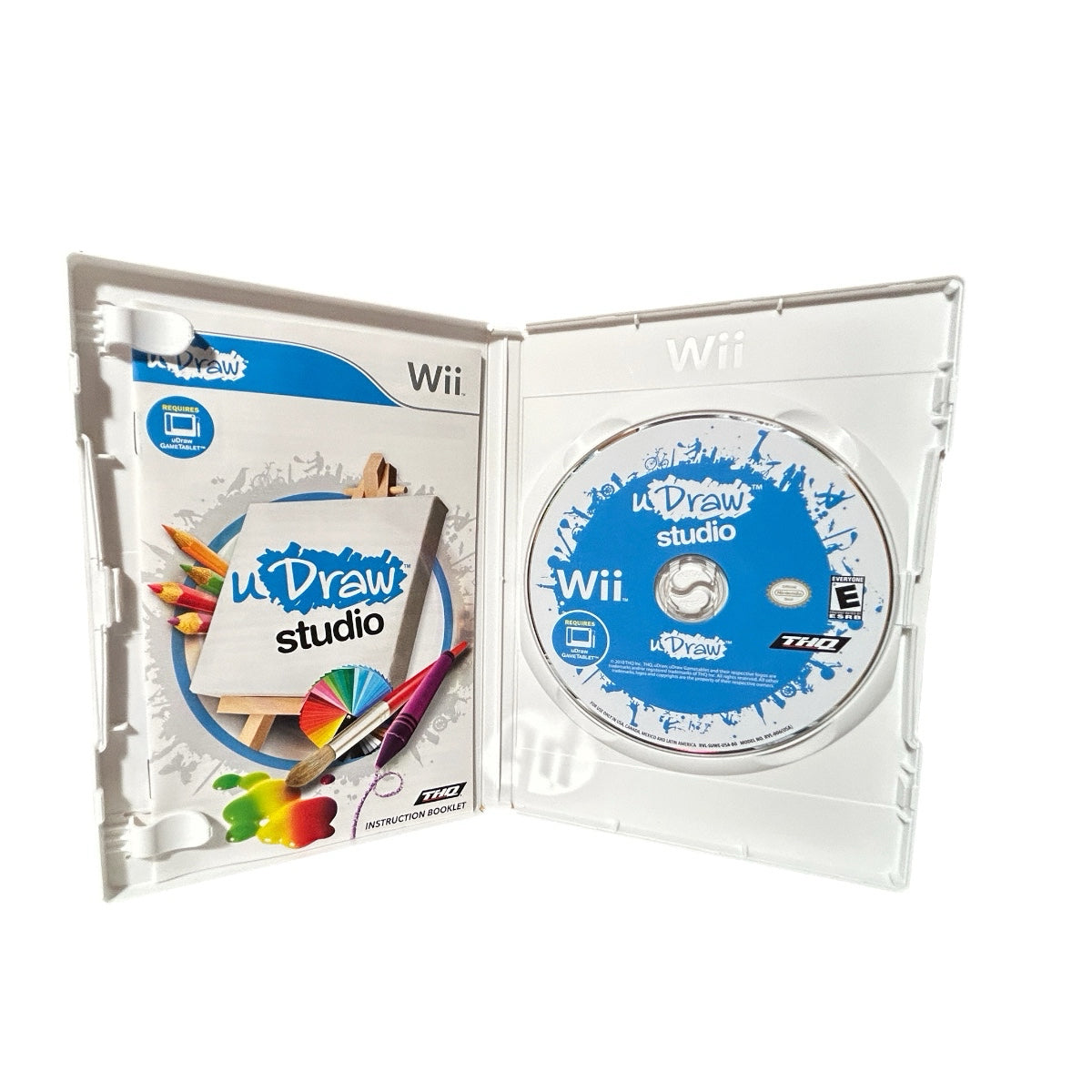 uDraw Studio Nintendo Wii Game 2010 THQ CIB Rated E