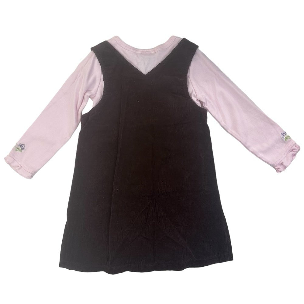 Youngland 2pc long sleeve corduroy jumper dress SIZE 3T Vintaga 2000's | Finer Things Resale