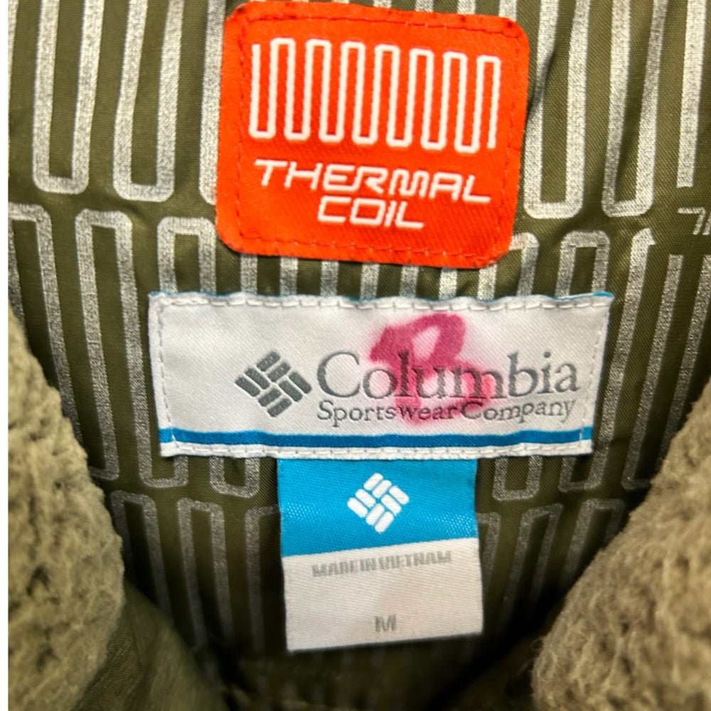 Columbia Thermal Coal Faux Fur Trim Hooded Coat SIZE MEDIUM | Finer Things Resale