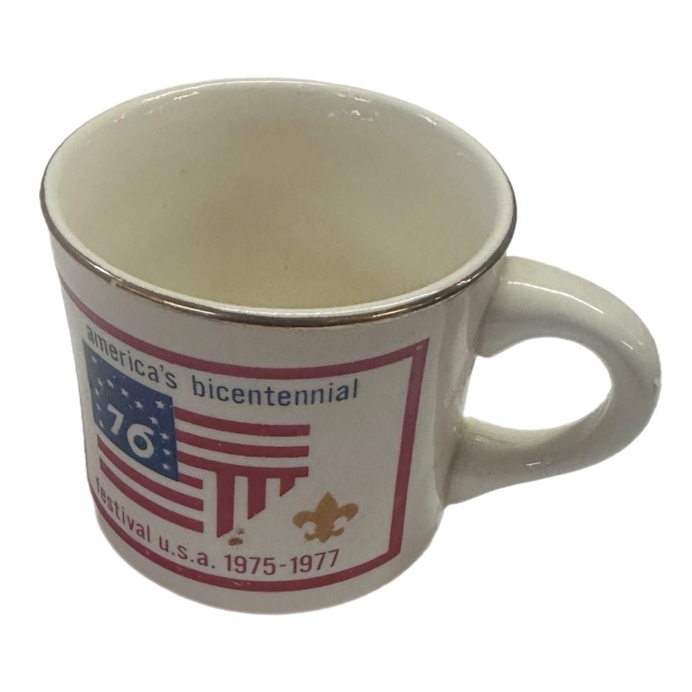 America's 76 Bicentennial Festival USA 1975-1977 Boy Scouts of America mug | Finer Things Resale