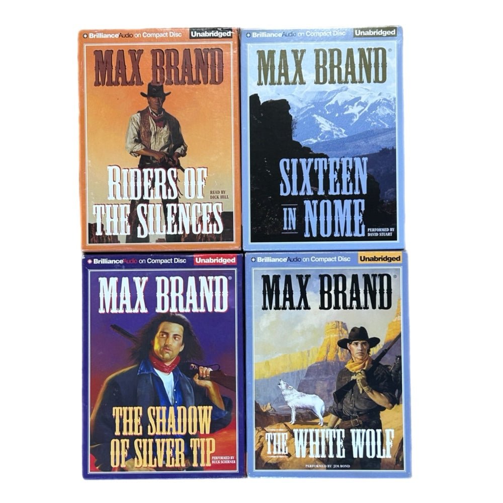 Max Brand Audio Book CD Western Classics Lot of 5 Unabridged | Finer Things Resale