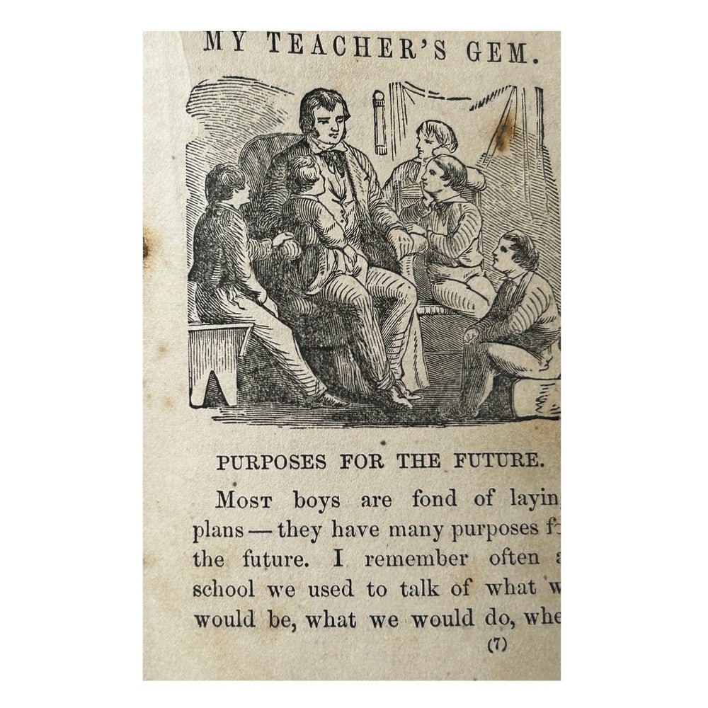 My Teacher's Gem c.1868 Lee & Shepard Miniature Book Inscribed 1874 | Finer Things Resale