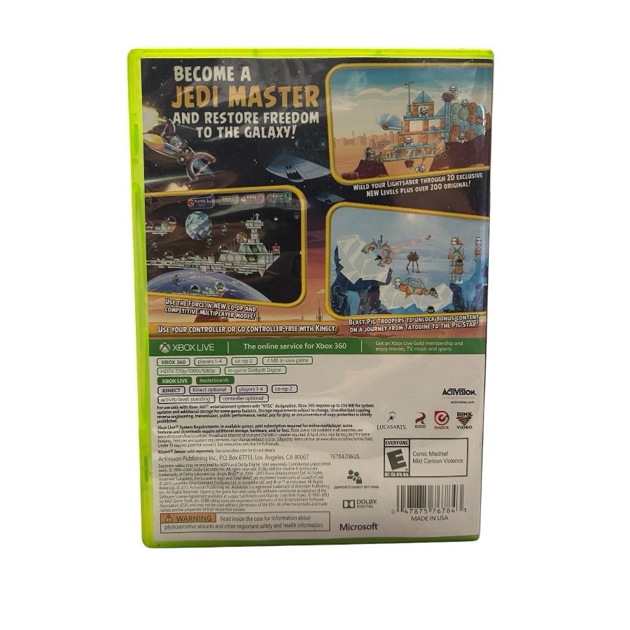 Angry Birds Star Wars XBOX 360 video game Microsoft 2013 Rated T | Finer Things Resale