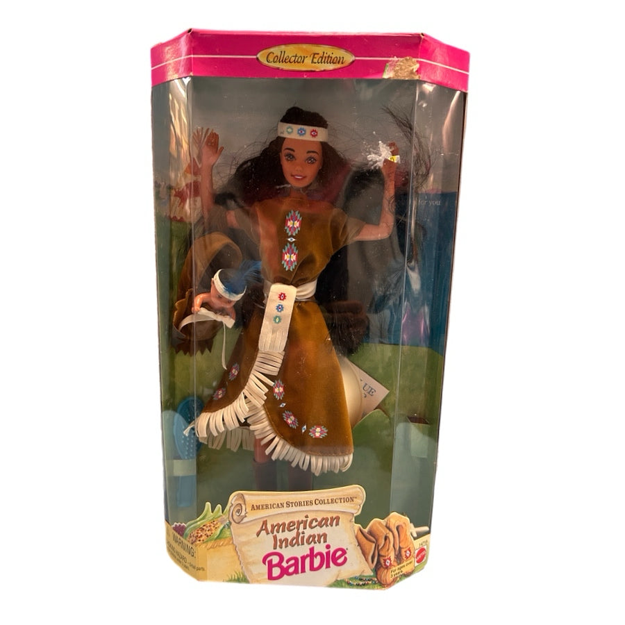 Barbie Native American Indian American Stories Doll 14715 Mattel 1995 NIB | Finer Things Resale