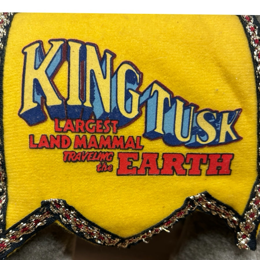 Ringling Bros Barnum & Bailey Circus Tusk the Elephant plush VINTAGE 1987 | Finer Things Resale