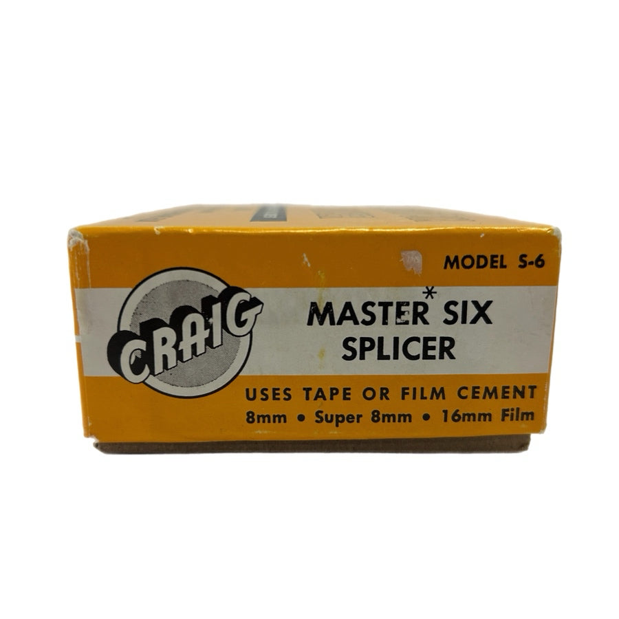 Craig Master Six Film Splicer 8mm Super 8 16mm + box and manual Kalart VINTAGE | Finer Things Resale