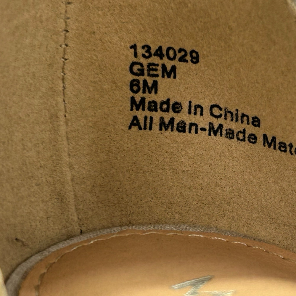 Maripe' Rhinestone accent sandal SIZE 6M