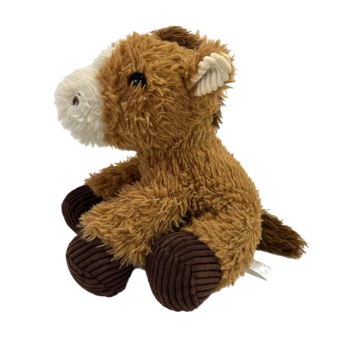 Fiesta Scruffy Brown Sitting Horse stuffed animal plush