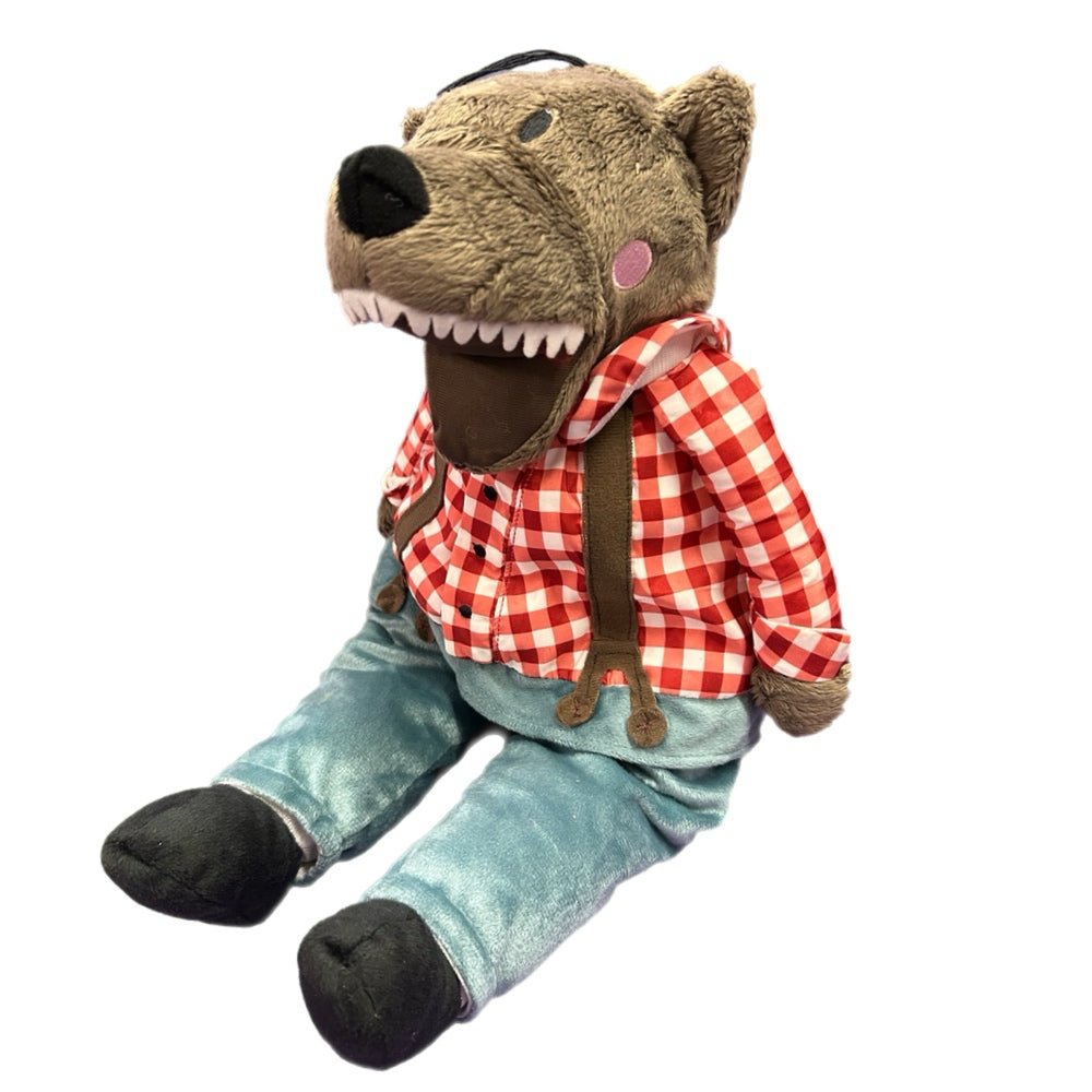 IKEA Lufsig Big Bad Wolf Plush Stuffed Animal Little Red Riding Hood 18" RETIRED | Finer Things Resale