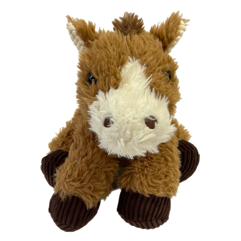 Fiesta Scruffy Brown Sitting Horse stuffed animal plush | Finer Things Resale