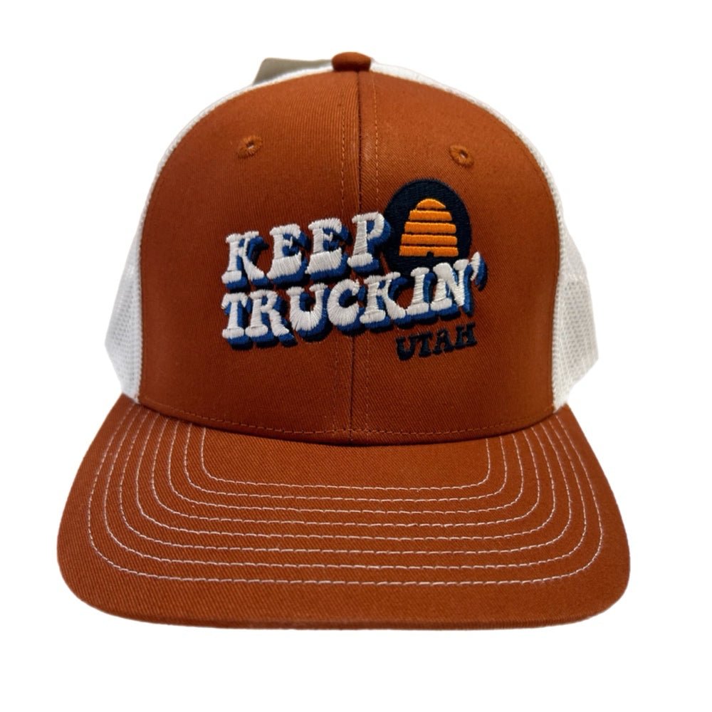 truckin' utah mesh trucker hat nwt