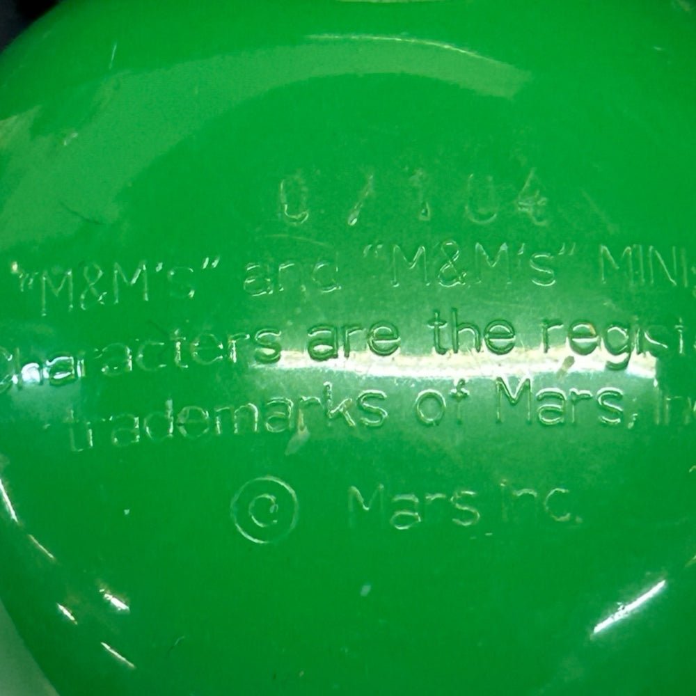 M & M Christmas Candy Dispenser Holder Toys with extras Red & Green extra hats | Finer Things Resale