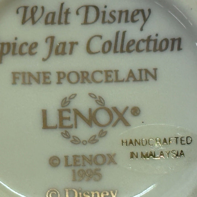 Lenox Walt Disney Goofy Nutmeg  Spice Jar 1995  Porcelain REPLACEMENT | Finer Things Resale