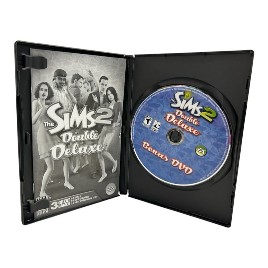 The Sims 2 Double Deluxe PC DVD-ROM 3 games EA Complete with manual 2008 | Finer Things Resale