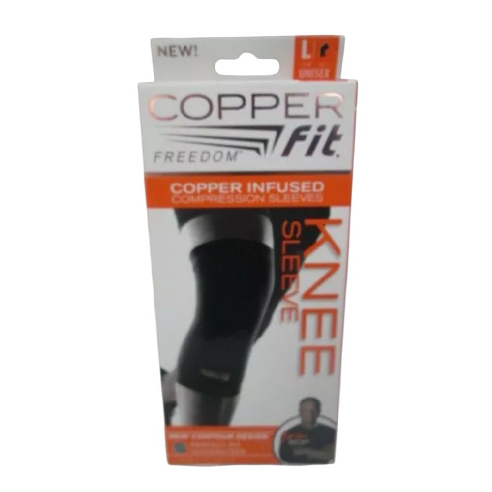 Copper Fit Freedom Compression Knee Sleeve UNISEX LARGE BRAND NEW! | Finer Things Resale